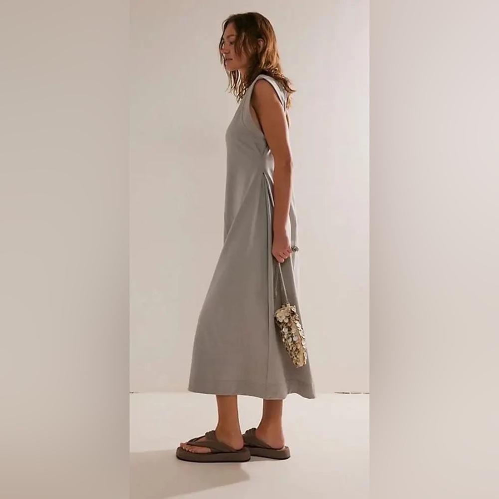 FREE PEOPLE NWT SIMONE MIDI DRESS - Picture 8 of 16